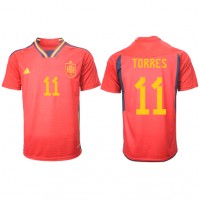 Pánský Fotbalový dres Španělsko Ferran Torres #11 MS 2022 Domácí Krátký Rukáv